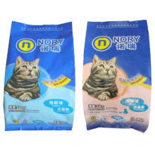 Poche de nourriture de chat de 480g / sac à nourriture scellé latéral de quadruple